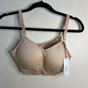 knix Seamless Beige Wireless Comfort Bra M++
